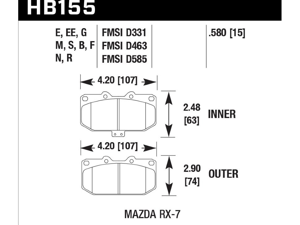   hawk  HB155M.580