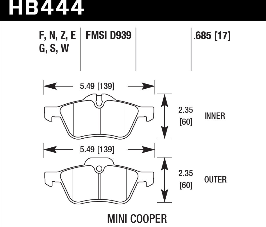   hawk  HB444Z.685 