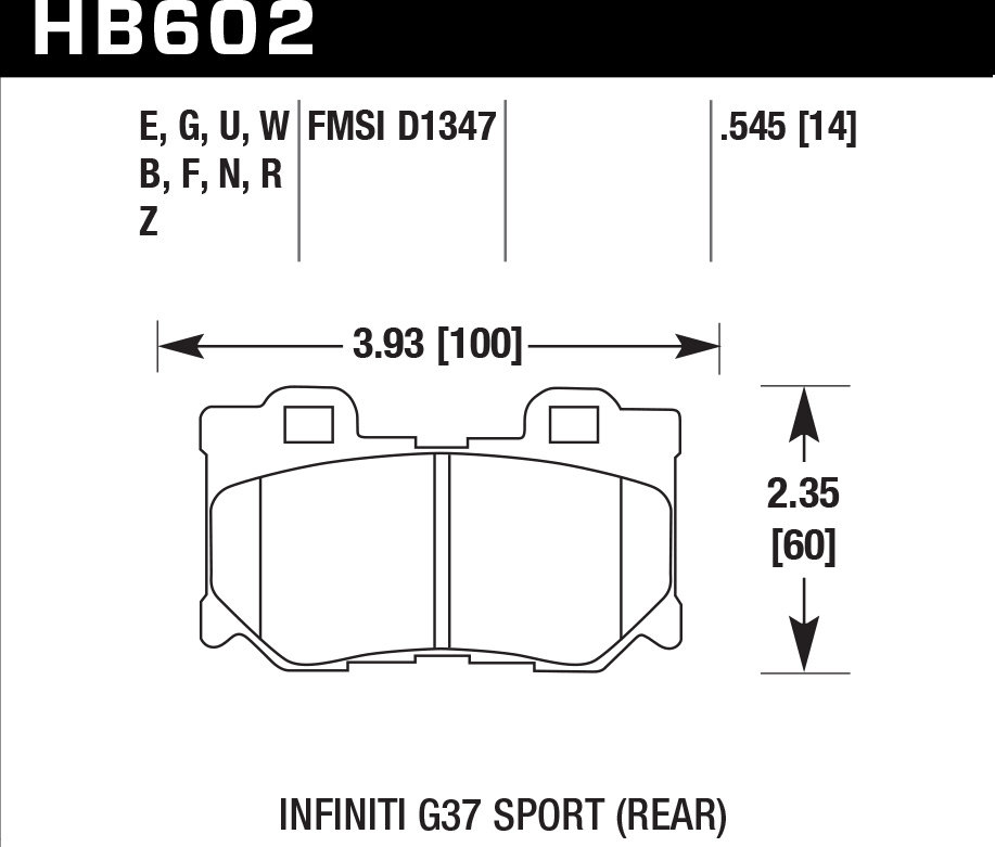   hawk  HB602F.545