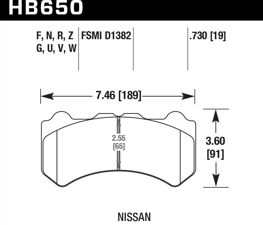   hawk  HB650N.730